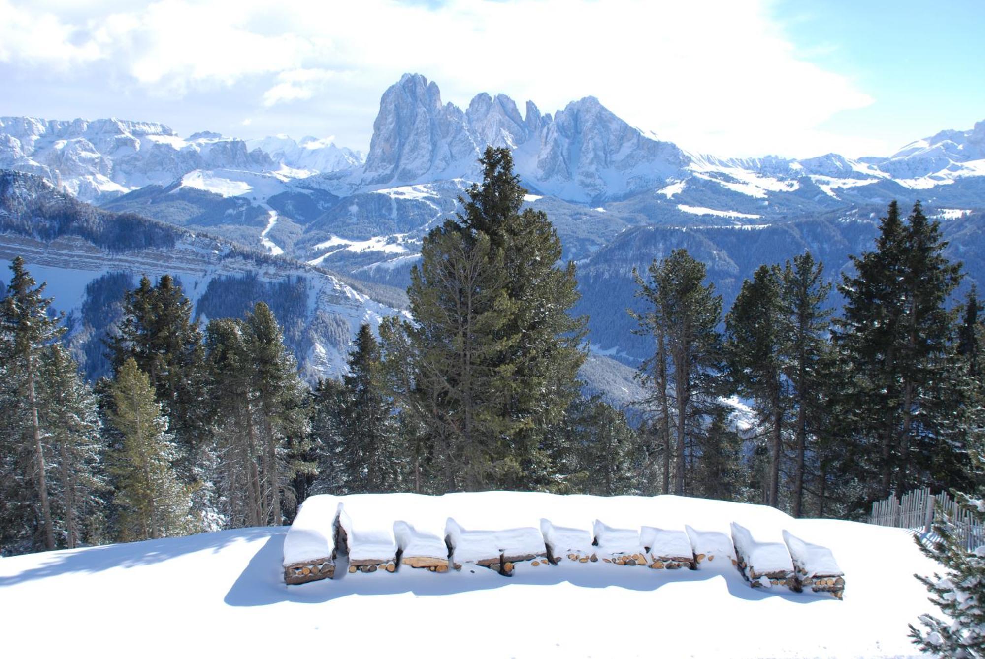 Chalet Da Mont Resciesa Ortisei Esterno foto